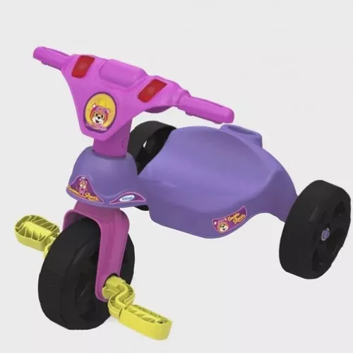 Triciclo Oncinha Racer Infantil Até 23kg Xalingo Cor Lilás